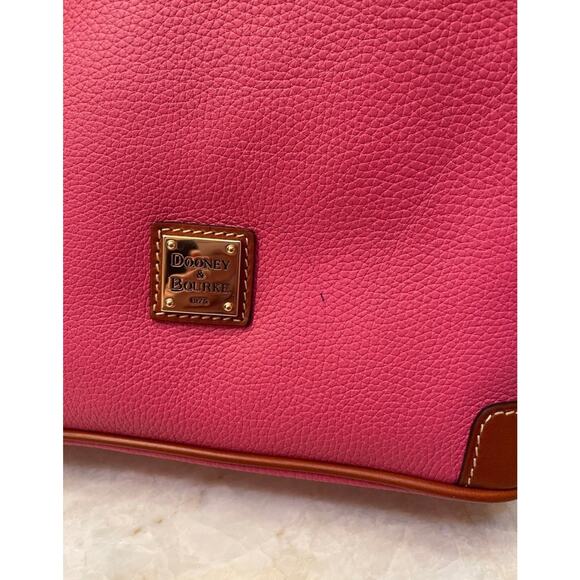Dooney & Bourke pebbled leather crossbody PINK NWT   Rare color - Picture 15 of 15